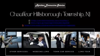 Chauffeur Service Hillsborough Township, NJ