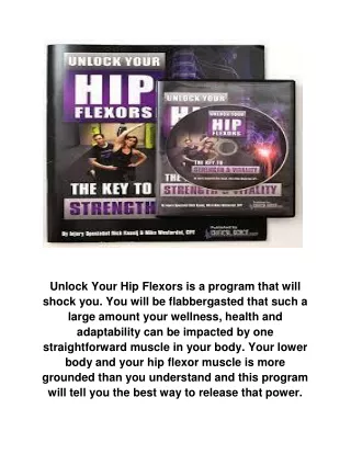 Unlock Your Hip Flexors™ Free eBook PDF Download