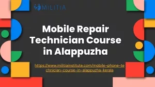 Mobile Repair Technician Course in Alappuzha