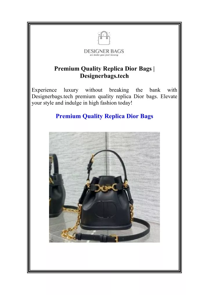 premium quality replica dior bags designerbags