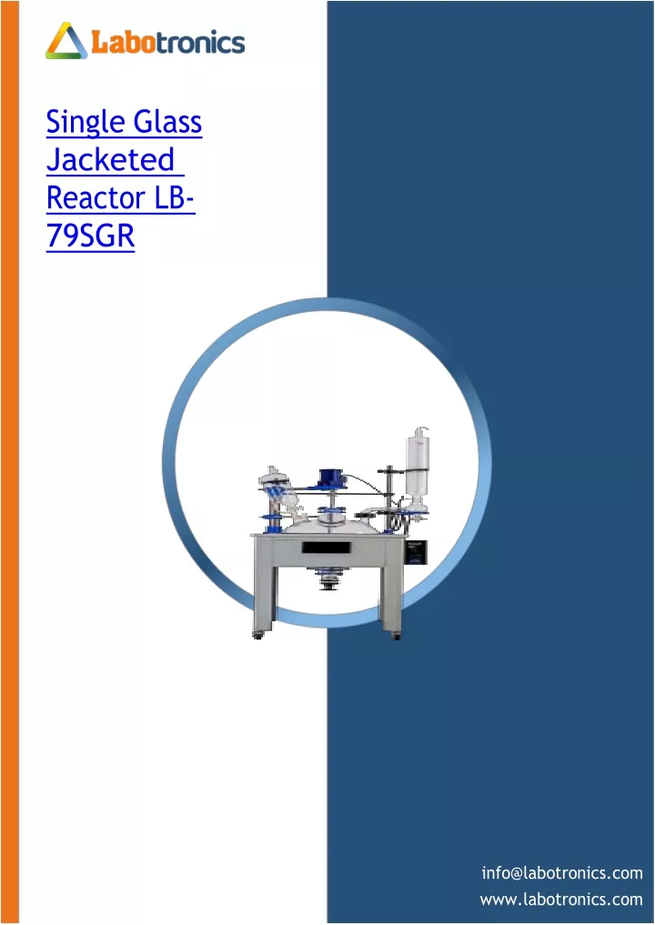 single glass jacketed reactor lb 79sgr