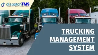 Trucking Management System - DispatchTMS