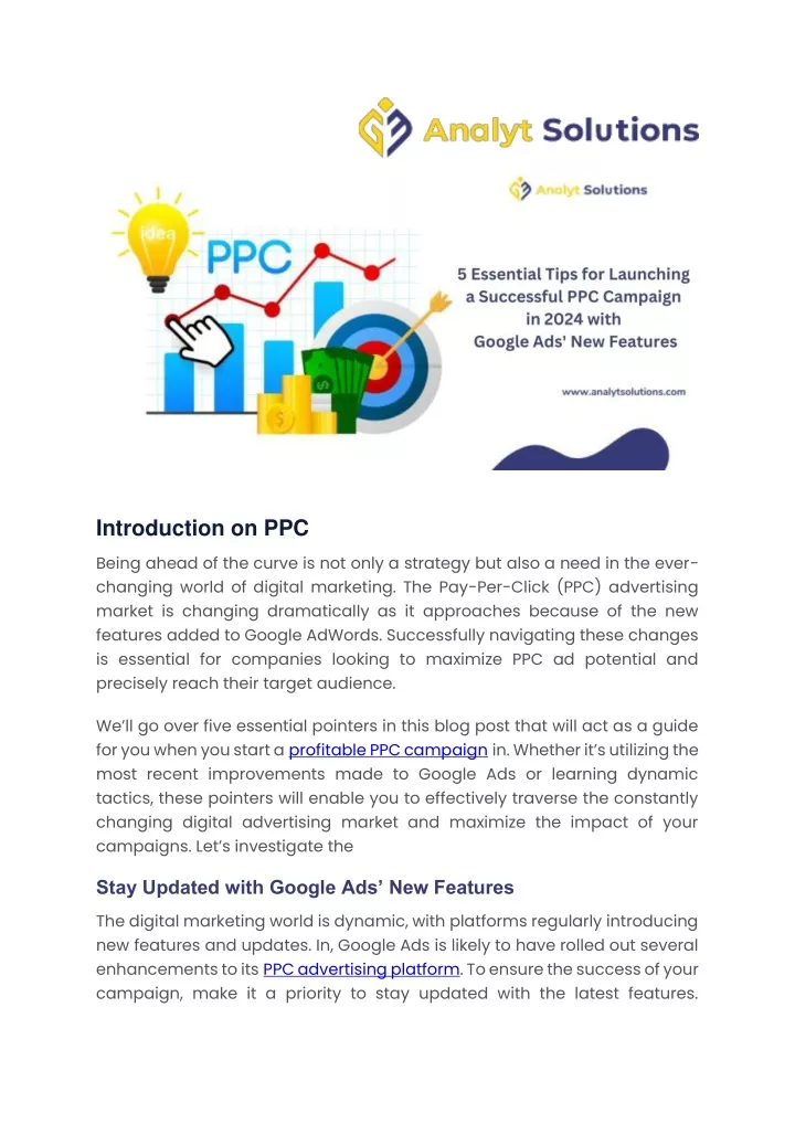 introduction on ppc