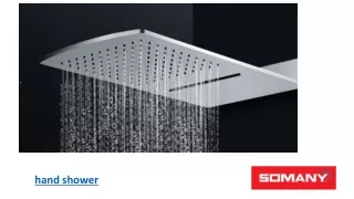 Choose the Perfect Hand Shower
