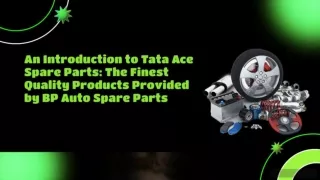 Tata Ace Spare Parts - Bp Auto Spare Parts