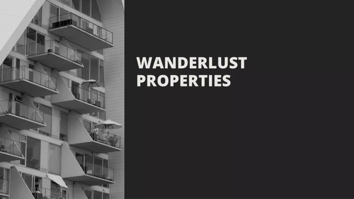 wanderlust properties