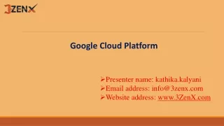 google cloud platform