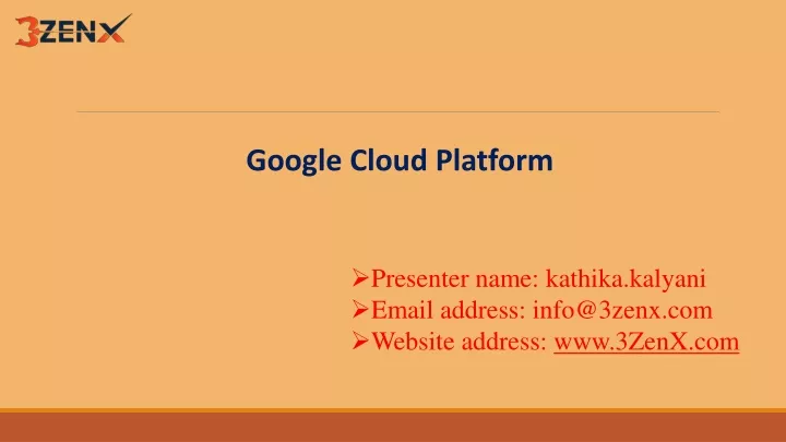 google cloud platform