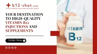 B12-shot - convenient access to high-quality vitamin b12 and vitamin c injection