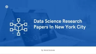 data science research papers in new york city