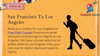 Travel from San Francisco to Los Angeles