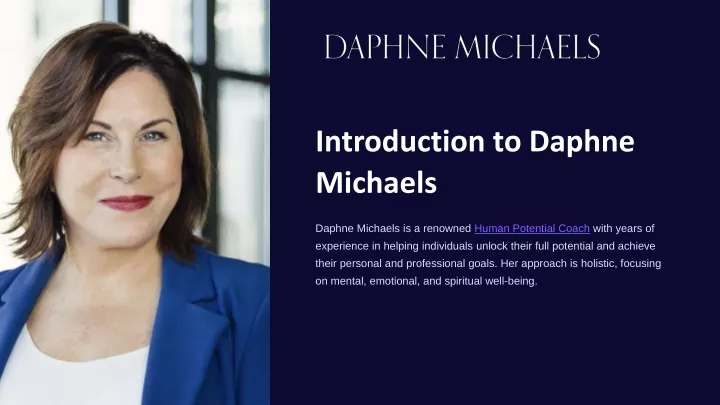 introduction to daphne michaels