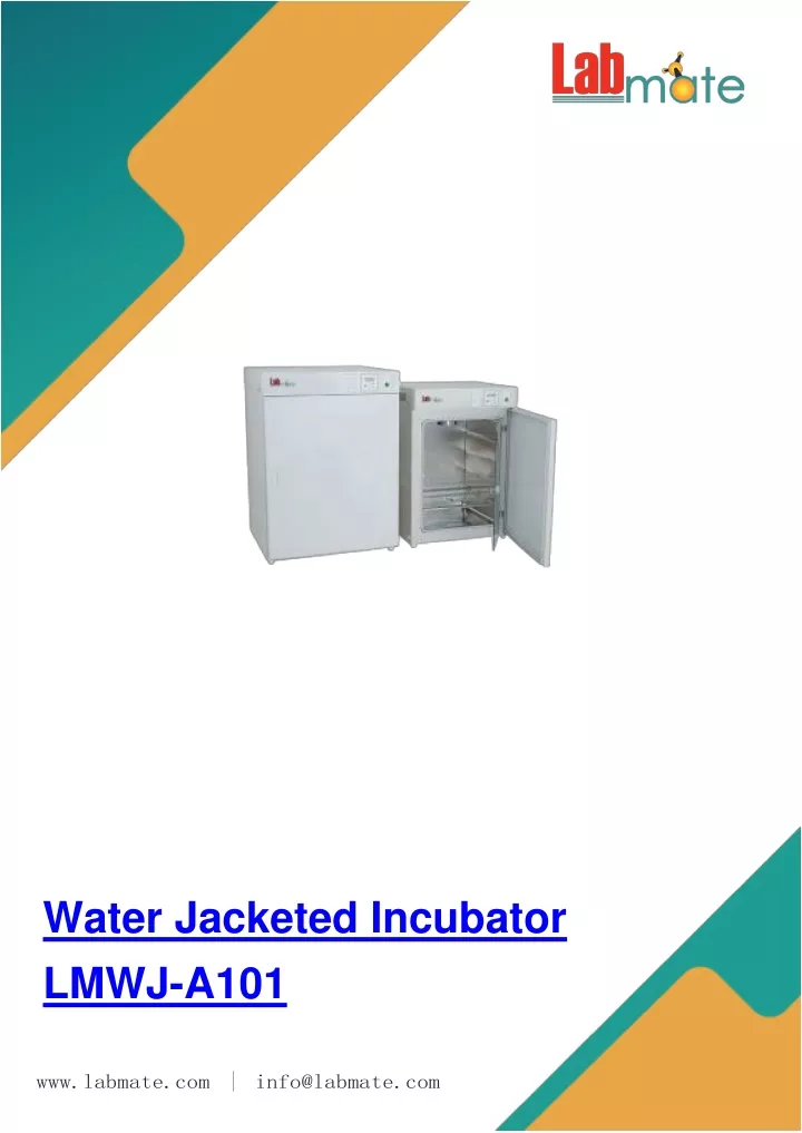 water jacketed incubator lmwj a101