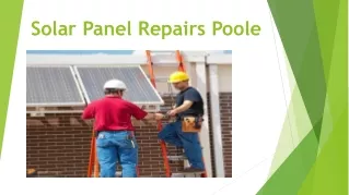 Best Solar Panel Repairs Poole
