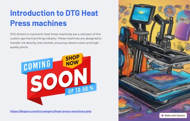 introduction to dtg heat press machines