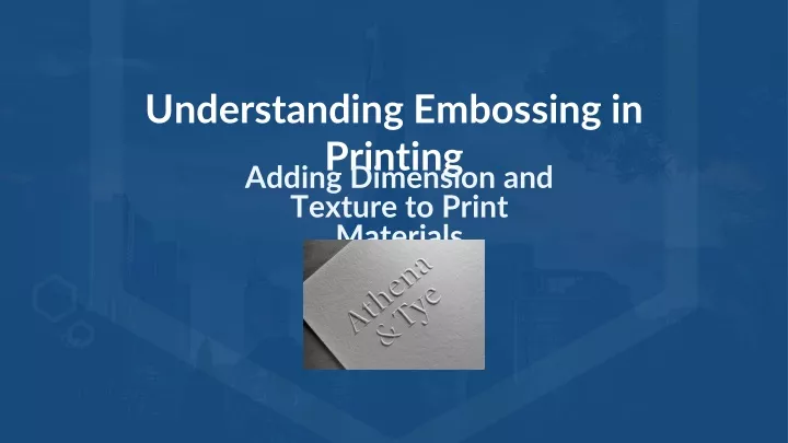adding dimension and texture to print materials