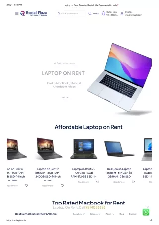 Best Laptops on Rent