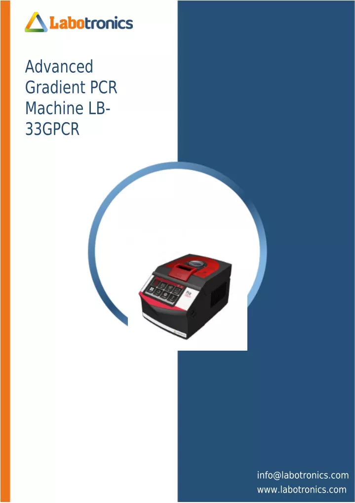 advanced gradient pcr machine lb 33gpcr