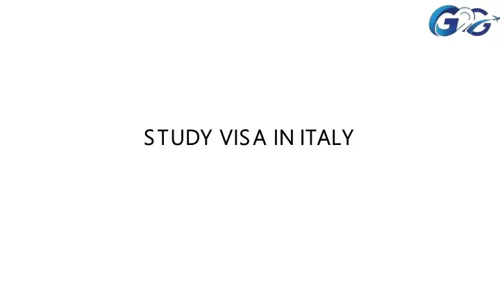 study visa in italy study visa in italy