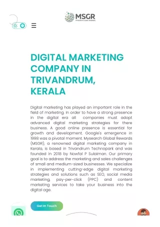 Digital Marketing Company- Agency  in Kerala, Trivandrum
