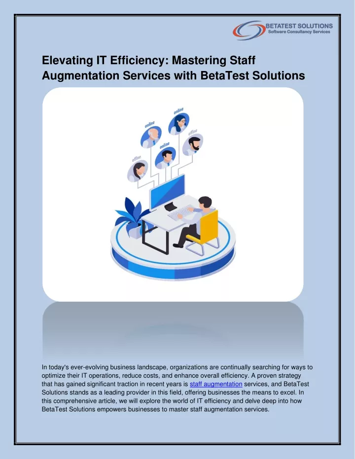 elevating it efficiency mastering staff