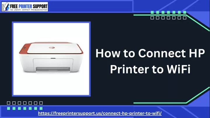 how to connect hp printer to wifi