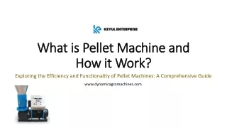 What is Pellet Machine and How it Work