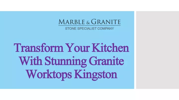 transform your kitchen with stunning granite worktops kingston