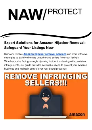 Expert Solutions for Amazon Hijacker Removal Safeguard Your Listings Now