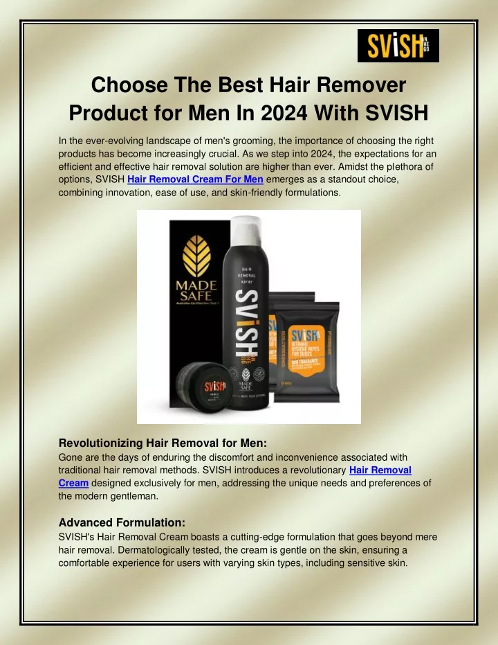 choose the best hair remover product