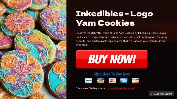 inkedibles logo yam cookies