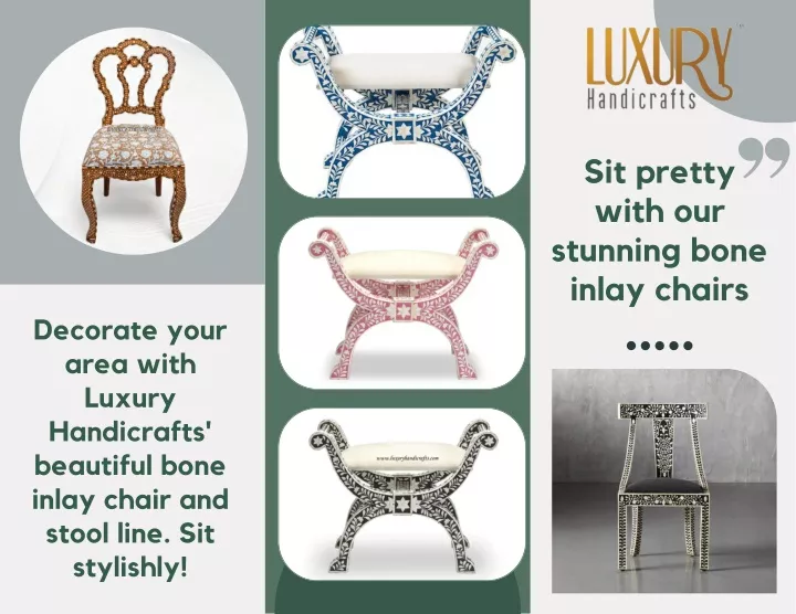 PPT - Sit pretty with our stunning bone inlay chairs PowerPoint ...