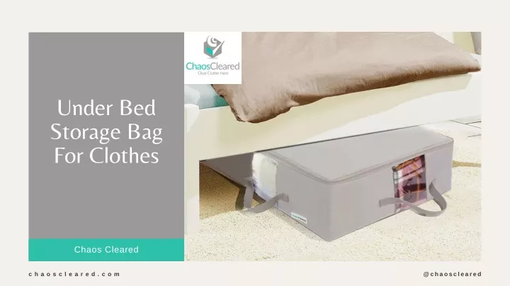 under bed storage bag for clothes