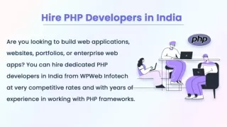 Hire PHP Developers in India