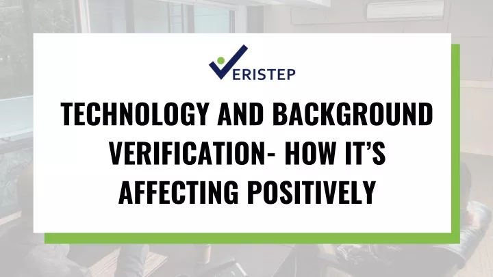 technology and background verification