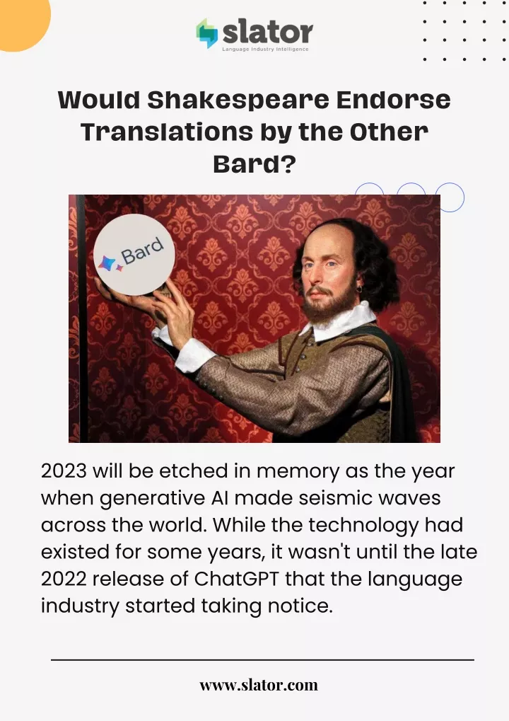 would shakespeare endorse translations