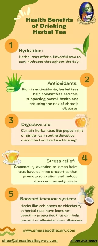 Health Benefits of Drinking Herbal Tea