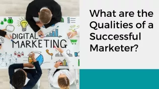 What are the Qualities of a Successful Marketer