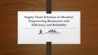 Supply Chain Solutions in Mumbai