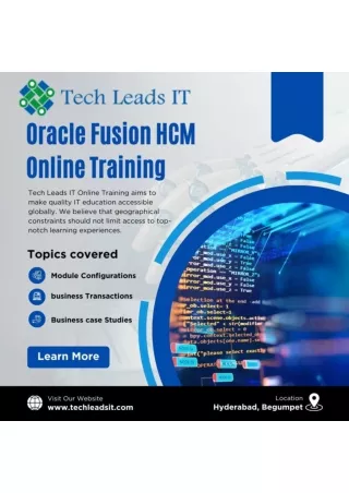 Oracle Fusion HCM Online Training