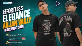 Effortless Elegance Arjan Vailly Oversized T Shirt – Punjabi Adda