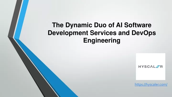 the dynamic duo of ai software development services and devops engineering