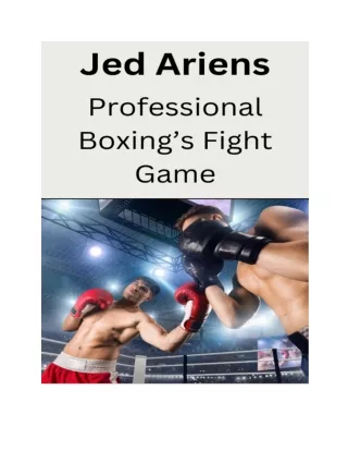 Professional Boxing’s Fight Game