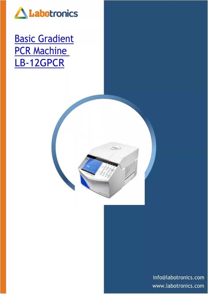 basic gradient pcr machine lb 12gpcr
