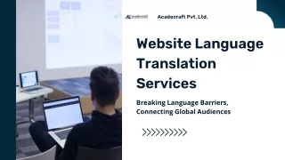 Website Language Translation Services