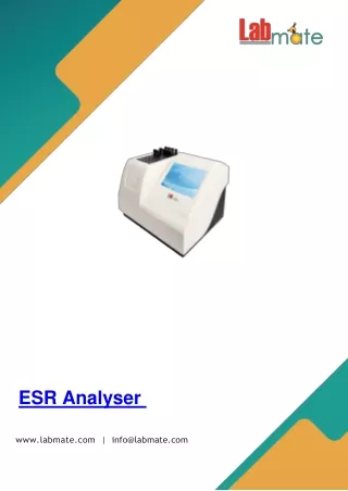 esr analyser