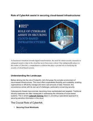 Cyberark Certification, Cyberark Course