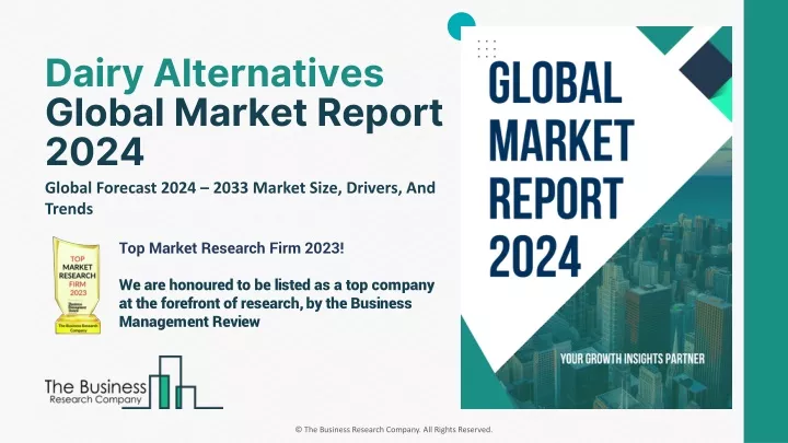 dairy alternatives global market report 2024