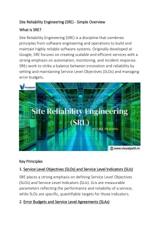 site reliability engineering sre site reliability