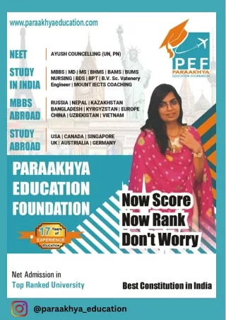Premier Study Abroad Consultants in Delhi At  Paraakhyaeducation.com